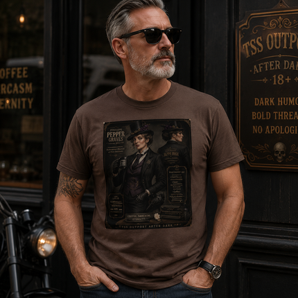 Penelope "Pepper" Graves | Professional Observer of Poor Decisions | Unisex Graphic T-Shirt