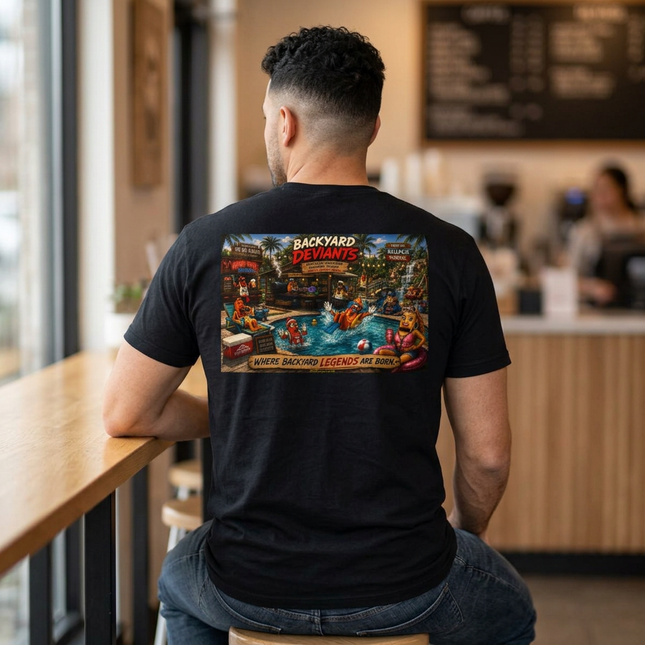 Backyard Deviants – Where Backyard Legends Are Born | Next Level 6210 Unisex T-Shirt