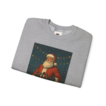 North Pole Press Conference Santa Sweatshirt | Funny Vintage Christmas Crewneck by Trend Store Stop