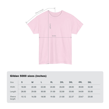 I Love You Valentine's Day Unisex Heavy Cotton T-Shirt