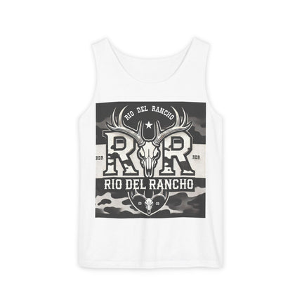 Unisex Garment-Dyed Tank Top - Comfort Colors® 9360 | Featuring Rio Del Rancho Logo | 100% Ring-Spun US Cotton
