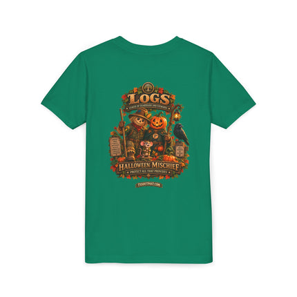 LOGS Halloween Mischief Youth T-Shirt | League of Guardians and Stewards