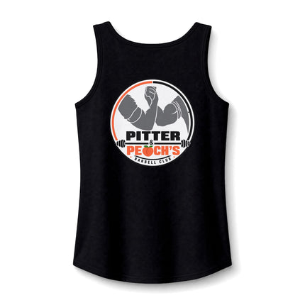 Pitter & Peach's Barbell Club Women's Core Cotton Tank Top