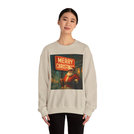 The Return of Merry Christmas — Patriot Santa Revival Crewneck