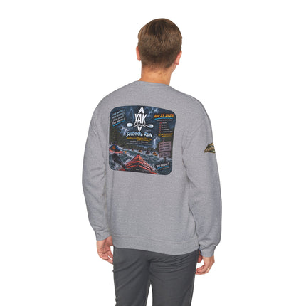 Yak Shack Survival Run 2026 | “Did You Die?” Crewneck Sweatshirt Unisex Heavy Blend™
