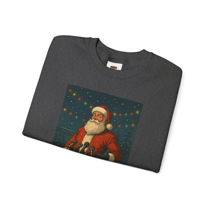 North Pole Press Conference Santa Sweatshirt | Funny Vintage Christmas Crewneck by Trend Store Stop