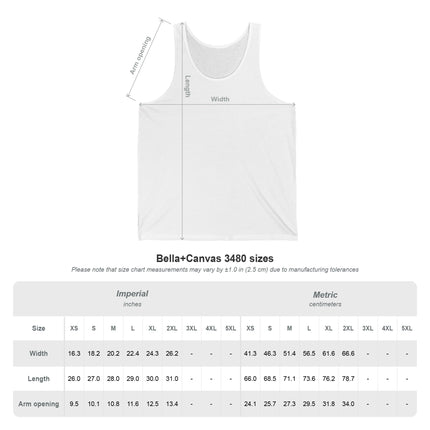 Nut Crusher Nikki™ “I’m Just Curious…” Unisex Jersey Tank Top