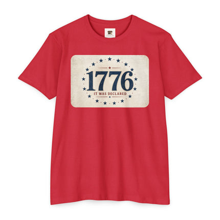 1776 – It Was Declared. Patriotic July 4th Shirt - Unisex CVC Jersey T-shirt