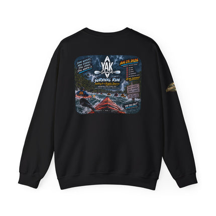 Yak Shack Survival Run 2026 | “Did You Die?” Crewneck Sweatshirt Unisex Heavy Blend™
