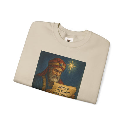 Matthew 1:23 Prophecy Sweatshirt – Immanuel & Jesus Fulfillment – Religious Path Collection
