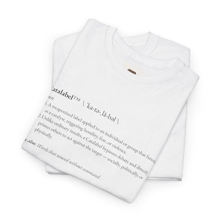 Catalabel™ Definition Tee – Weaponized Words by Summit Crest Publishing