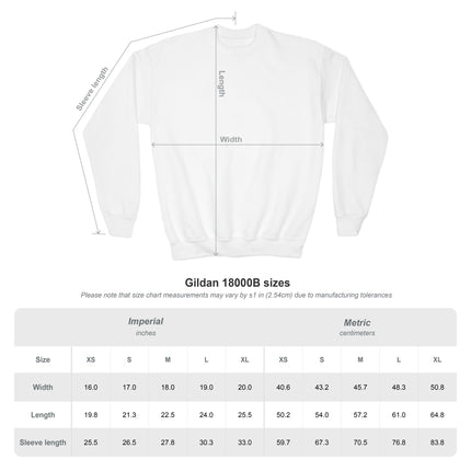LOGS Halloween Mischief Youth Crewneck Sweatshirt | League of Guardians and Stewards