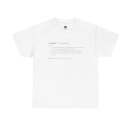 Catalabel™ Definition Tee – Weaponized Words by Summit Crest Publishing