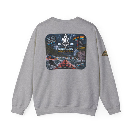 Yak Shack Survival Run 2026 | “Did You Die?” Crewneck Sweatshirt Unisex Heavy Blend™