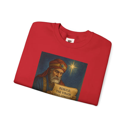 Matthew 1:23 Prophecy Sweatshirt – Immanuel & Jesus Fulfillment – Religious Path Collection