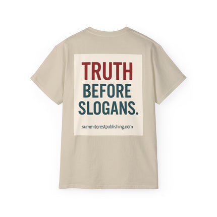 Destroy Hamas First Shirt | Truth Before Slogans – Summit Crest Publishing