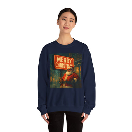 The Return of Merry Christmas — Patriot Santa Revival Crewneck