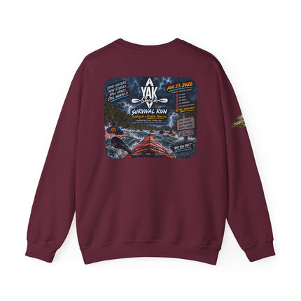 Yak Shack Survival Run 2026 | “Did You Die?” Crewneck Sweatshirt Unisex Heavy Blend™