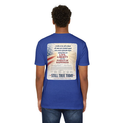 56 Signatories – One Declaration. One Cause. One Nation. Patriotic Shirt - Unisex CVC Jersey T-shirt