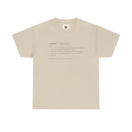 Catalabel™ Definition Tee – Weaponized Words by Summit Crest Publishing