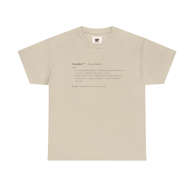 Catalabel™ Definition Tee – Weaponized Words by Summit Crest Publishing