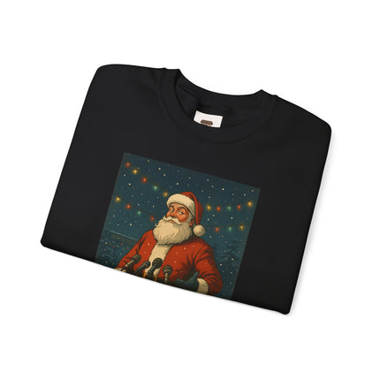 North Pole Press Conference Santa Sweatshirt | Funny Vintage Christmas Crewneck by Trend Store Stop