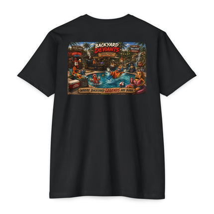 Backyard Deviants – Where Backyard Legends Are Born | Next Level 6210 Unisex T-Shirt