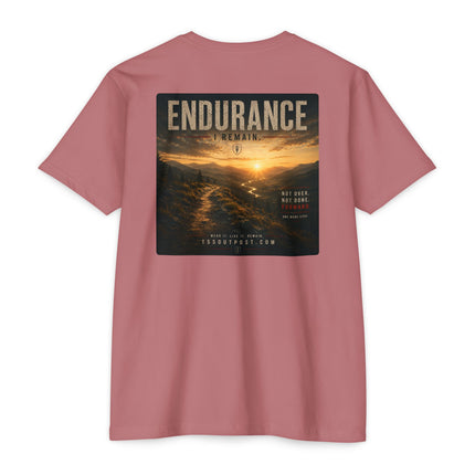 I Remain – Strength Grows. Wisdom Deepens. | Endurance Collection T-Shirt | Unisex CVC Jersey T-shirt