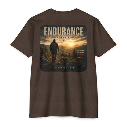 I Remain Warrior T-Shirt | Endurance Collection by TSS Outpost | Unisex CVC Jersey T-shirt