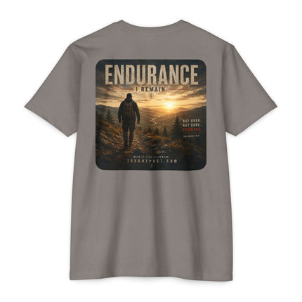 I Remain Warrior T-Shirt | Endurance Collection by TSS Outpost | Unisex CVC Jersey T-shirt