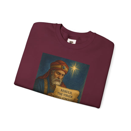 Matthew 1:23 Prophecy Sweatshirt – Immanuel & Jesus Fulfillment – Religious Path Collection