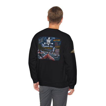 Yak Shack Survival Run 2026 | “Did You Die?” Crewneck Sweatshirt Unisex Heavy Blend™