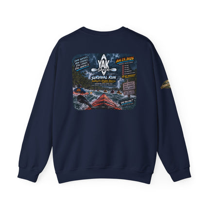 Yak Shack Survival Run 2026 | “Did You Die?” Crewneck Sweatshirt Unisex Heavy Blend™