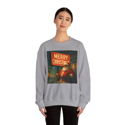 The Return of Merry Christmas — Patriot Santa Revival Crewneck