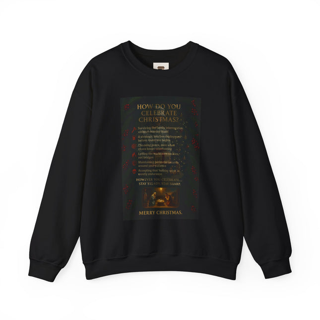 Harper’s Christmas Discipline – Tactical Holiday Sweatshirt