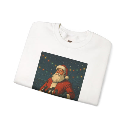 North Pole Press Conference Santa Sweatshirt | Funny Vintage Christmas Crewneck by Trend Store Stop