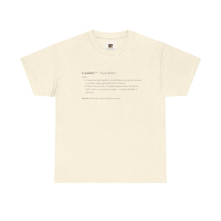 Catalabel™ Definition Tee – Weaponized Words by Summit Crest Publishing