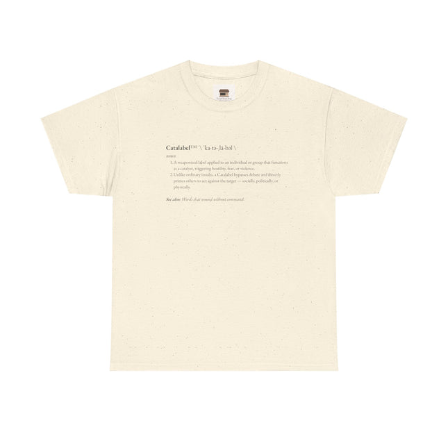 Catalabel™ Definition Tee – Weaponized Words by Summit Crest Publishing
