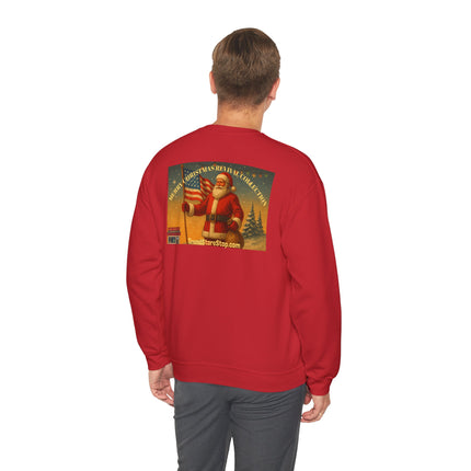 The Return of Merry Christmas — Patriot Santa Revival Crewneck