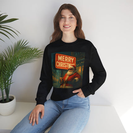 The Return of Merry Christmas — Patriot Santa Revival Crewneck
