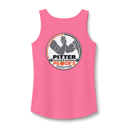 Pitter & Peach's Barbell Club Women's Core Cotton Tank Top