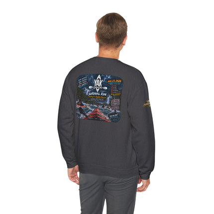 Yak Shack Survival Run 2026 | “Did You Die?” Crewneck Sweatshirt Unisex Heavy Blend™