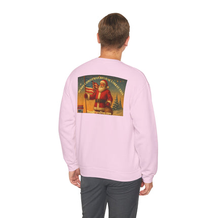 The Return of Merry Christmas — Patriot Santa Revival Crewneck