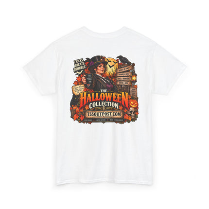 Halloween Mischief – Pepper Graves & P-Quad Halloween T-Shirt