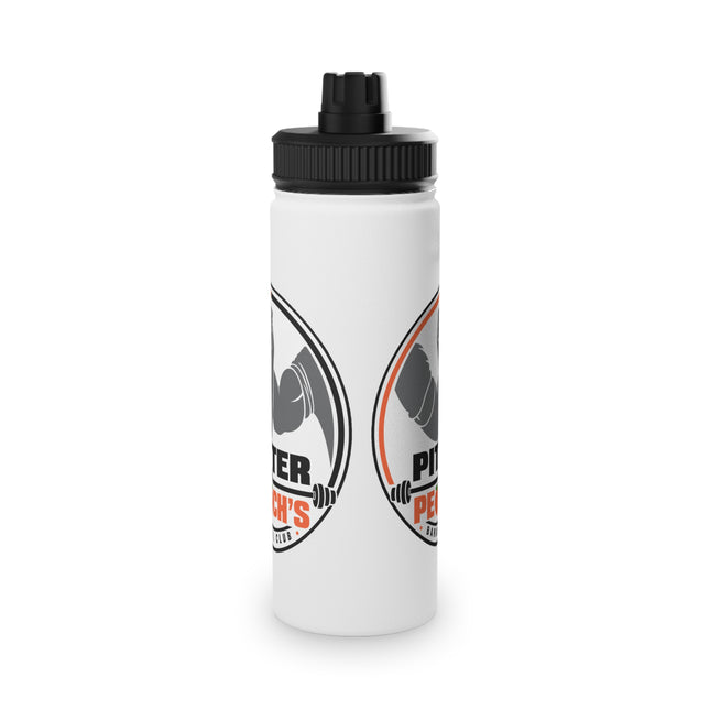 Pitter & Peach's Barbell Club Stainless Steel Sports Water Bottle, Sports Lid
