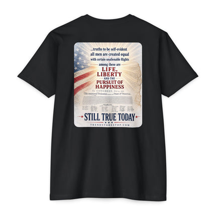 From Colonies to States – 1776 Patriotic July 4th Shirt = Unisex CVC Jersey T-shirt
