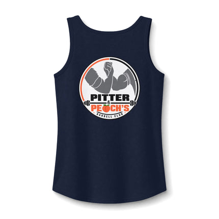 Pitter & Peach's Barbell Club Women's Core Cotton Tank Top
