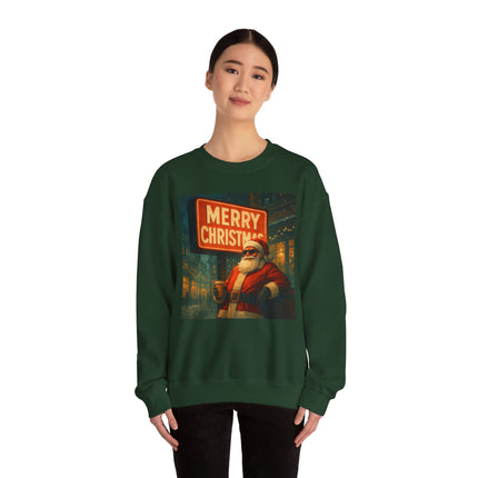 The Return of Merry Christmas — Patriot Santa Revival Crewneck