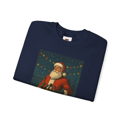 North Pole Press Conference Santa Sweatshirt | Funny Vintage Christmas Crewneck by Trend Store Stop