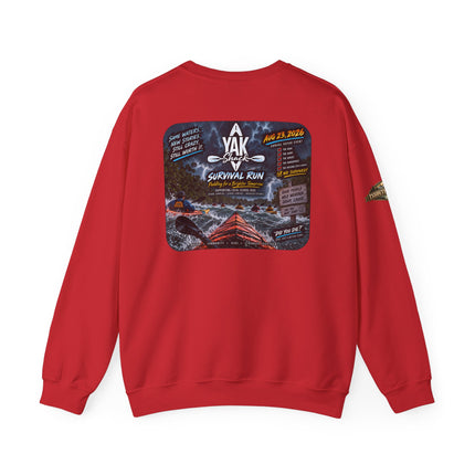 Yak Shack Survival Run 2026 | “Did You Die?” Crewneck Sweatshirt Unisex Heavy Blend™